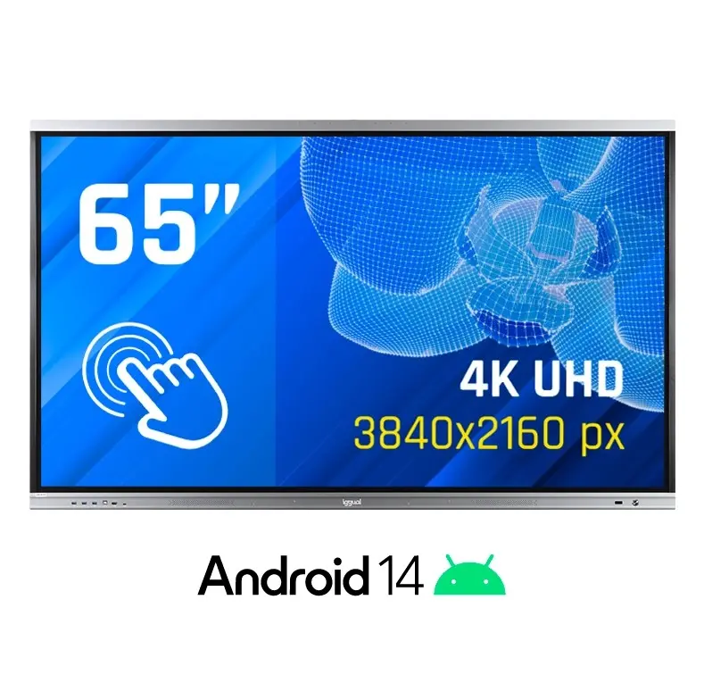 PANTALLA INTERACTIVA 65" 4K IGGUAL ORCHID ANDROID 14