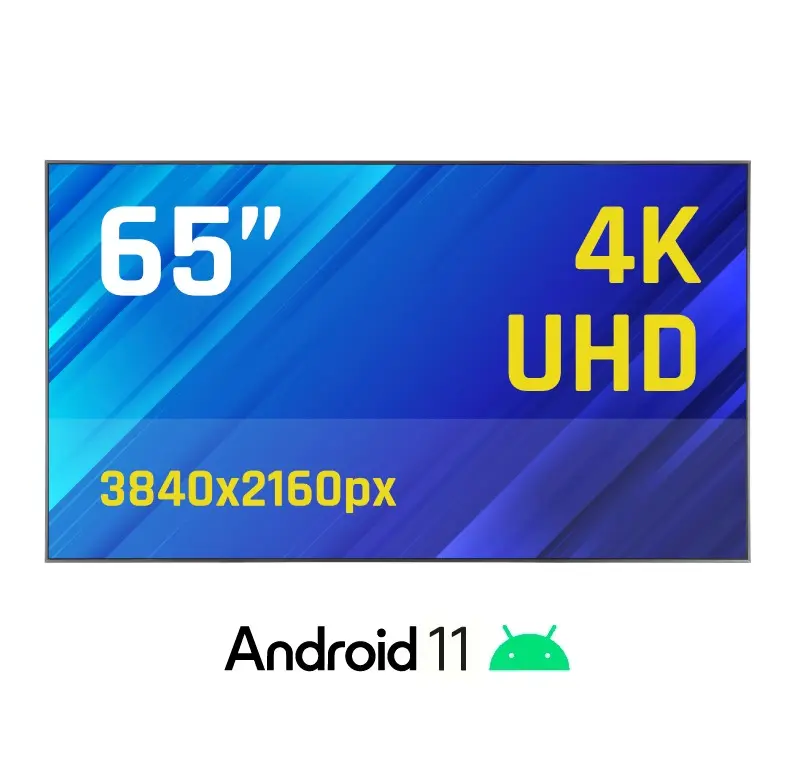 PANTALLA SEÑALIZACIÓN 65" 4K ALTO BRILLO IGGUAL ORCHID