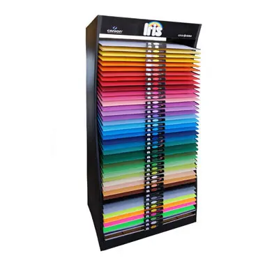CARTULINA CANSON IRIS  50×65CM.VACIO EXPOSITOR 42 ESTANTES