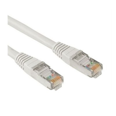 LATIGUILLO DE RED NANOCABLE CAT.6 UTP RJ45 – 5M GRIS COBRE 100%