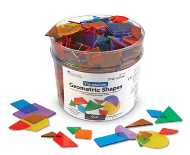 FORMAS GEOMÉTRICAS TRANSLÚCIDAS 408UDS