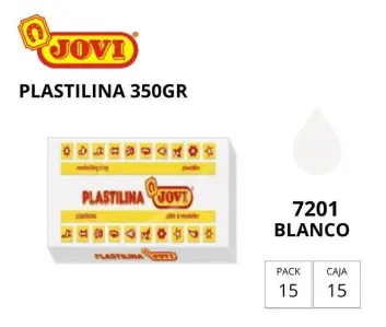 PLASTILINA JOVI GRANDE 72 BLANCO 350 G