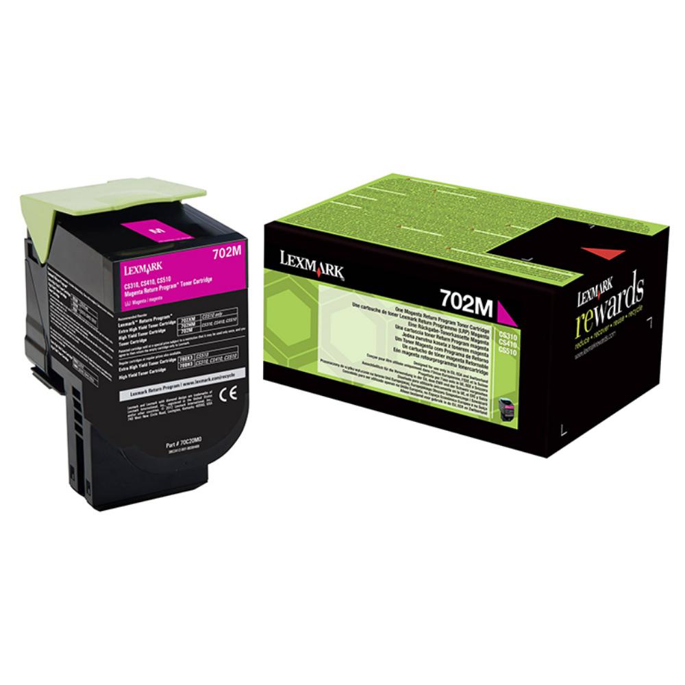 LEXMARK TONER CS310N/410DN/510DE/510DTE RETORNABLE MAGENTA 1.000 PAGINAS