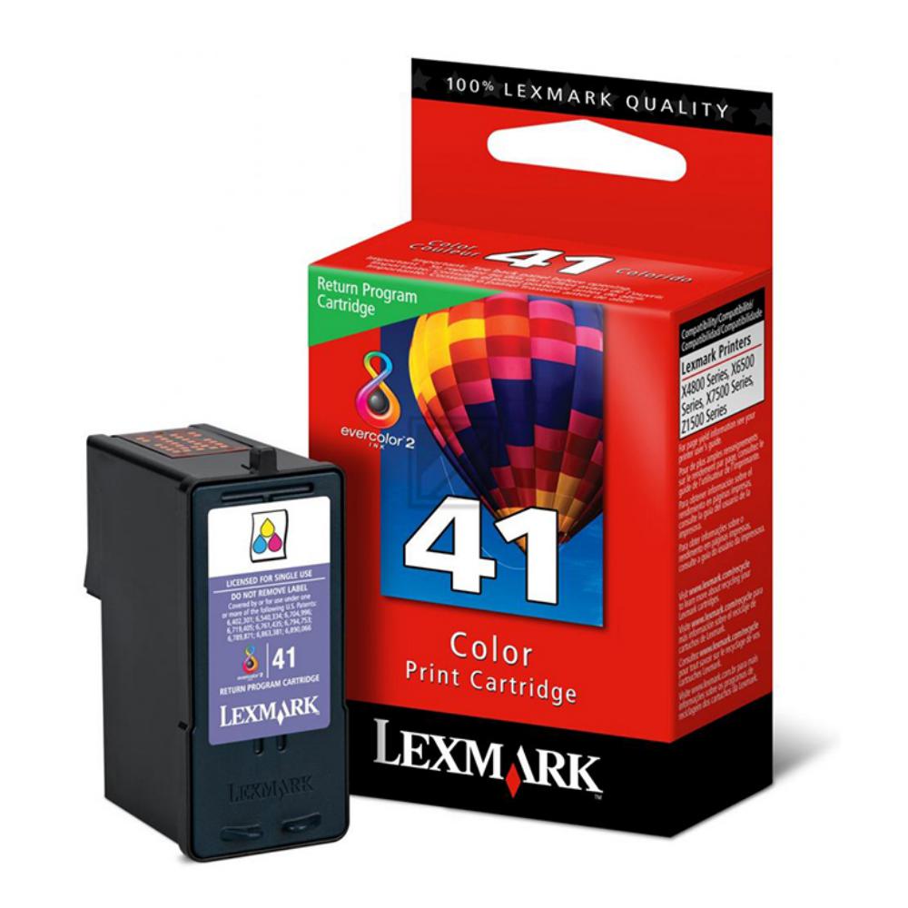 LEXMARK Z1520, MULTIFUNCION X4850/6570/9570 CARTUCHO COLOR RETORNABLE Nº41