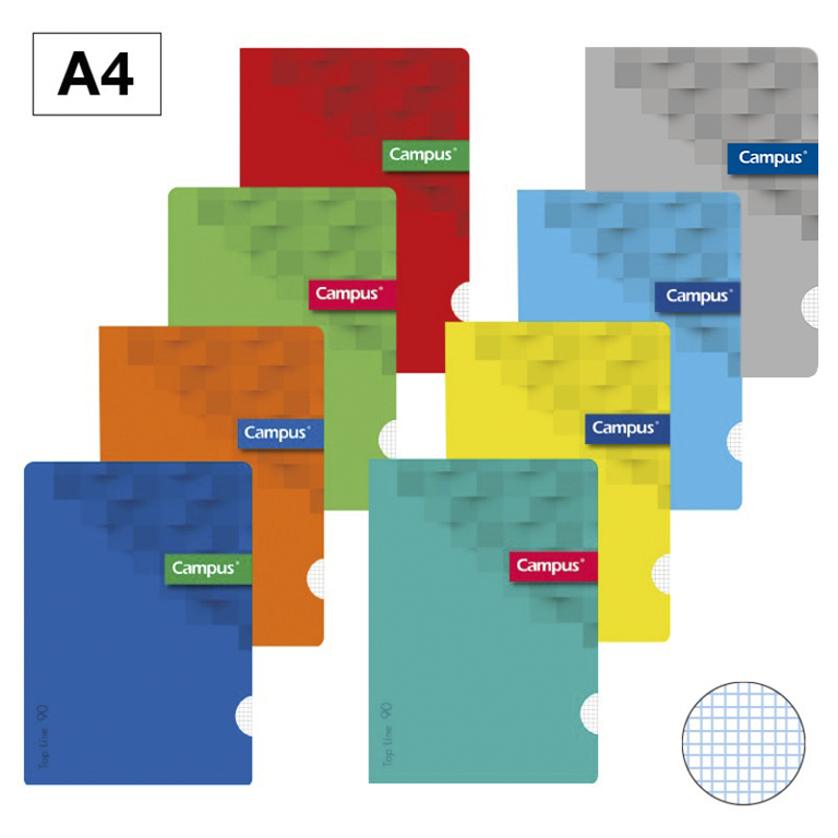 LIBRETA A4 GRAPADA 48H PP 90GR