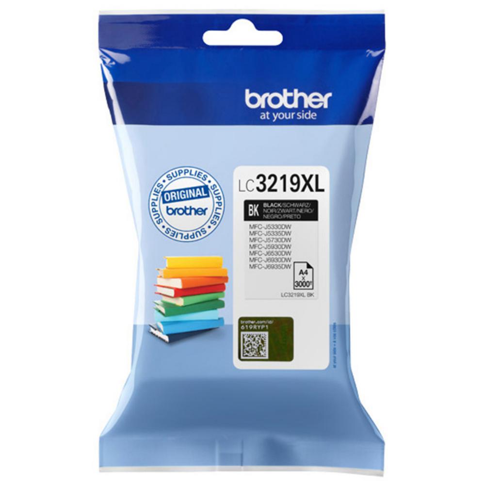BROTHER CARTUCHO DE TINTA NEGRO DE LARGA DURACION LC3219XLBK