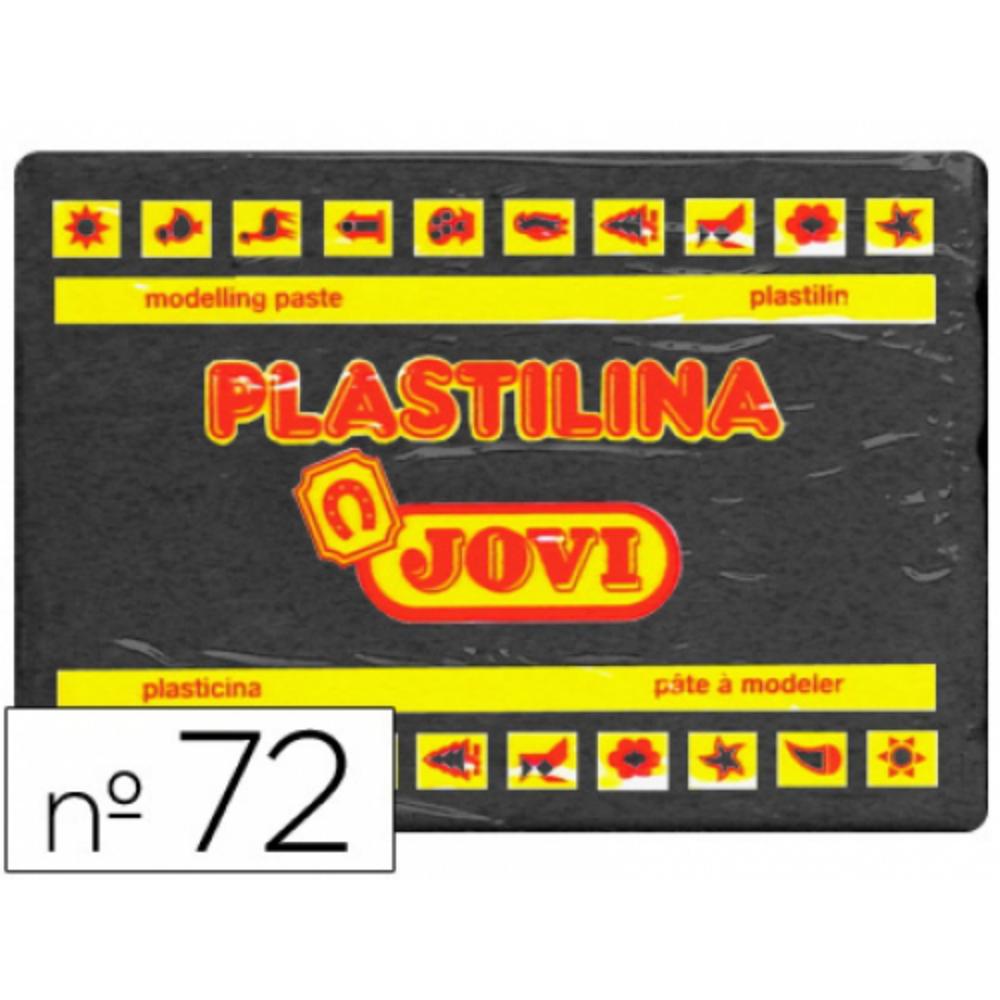 PLASTILINA JOVI  GRANDE 72 NEGRO 350 G