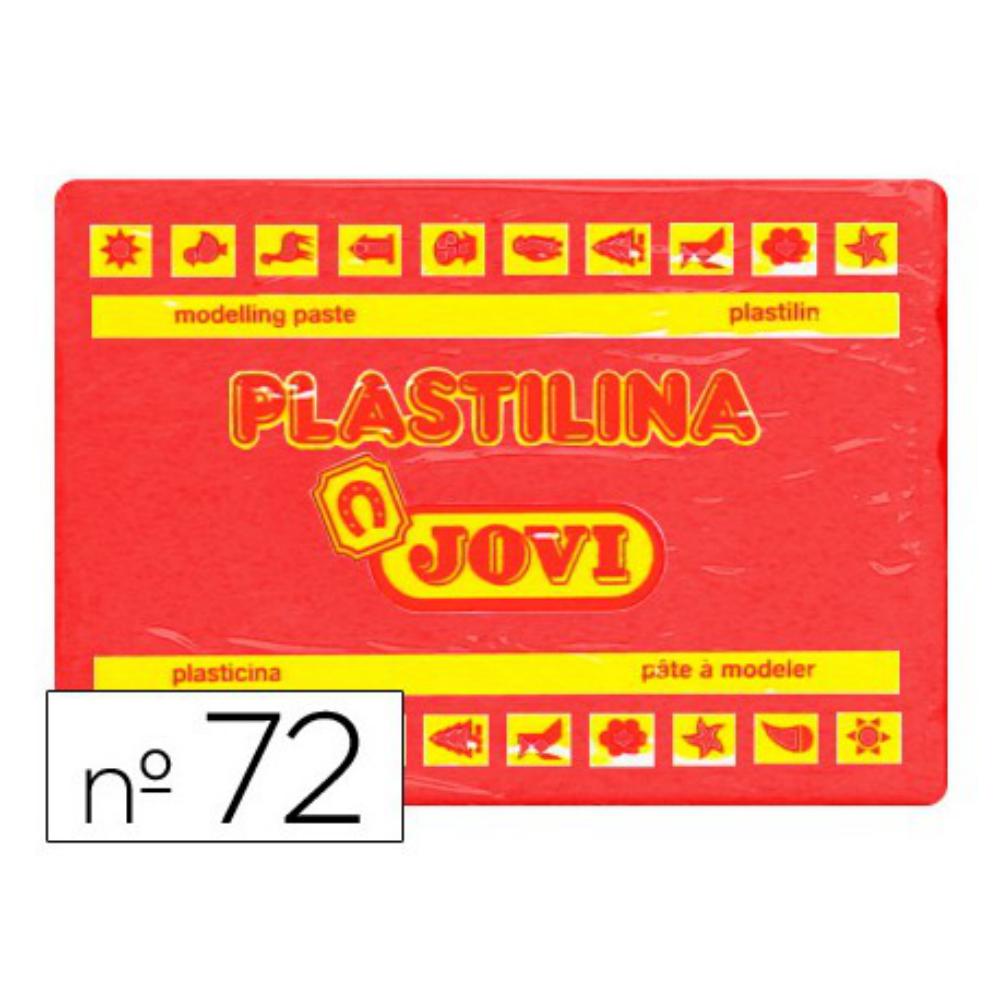 PLASTILINA JOVI  GRANDE 72 ROJO 350 G