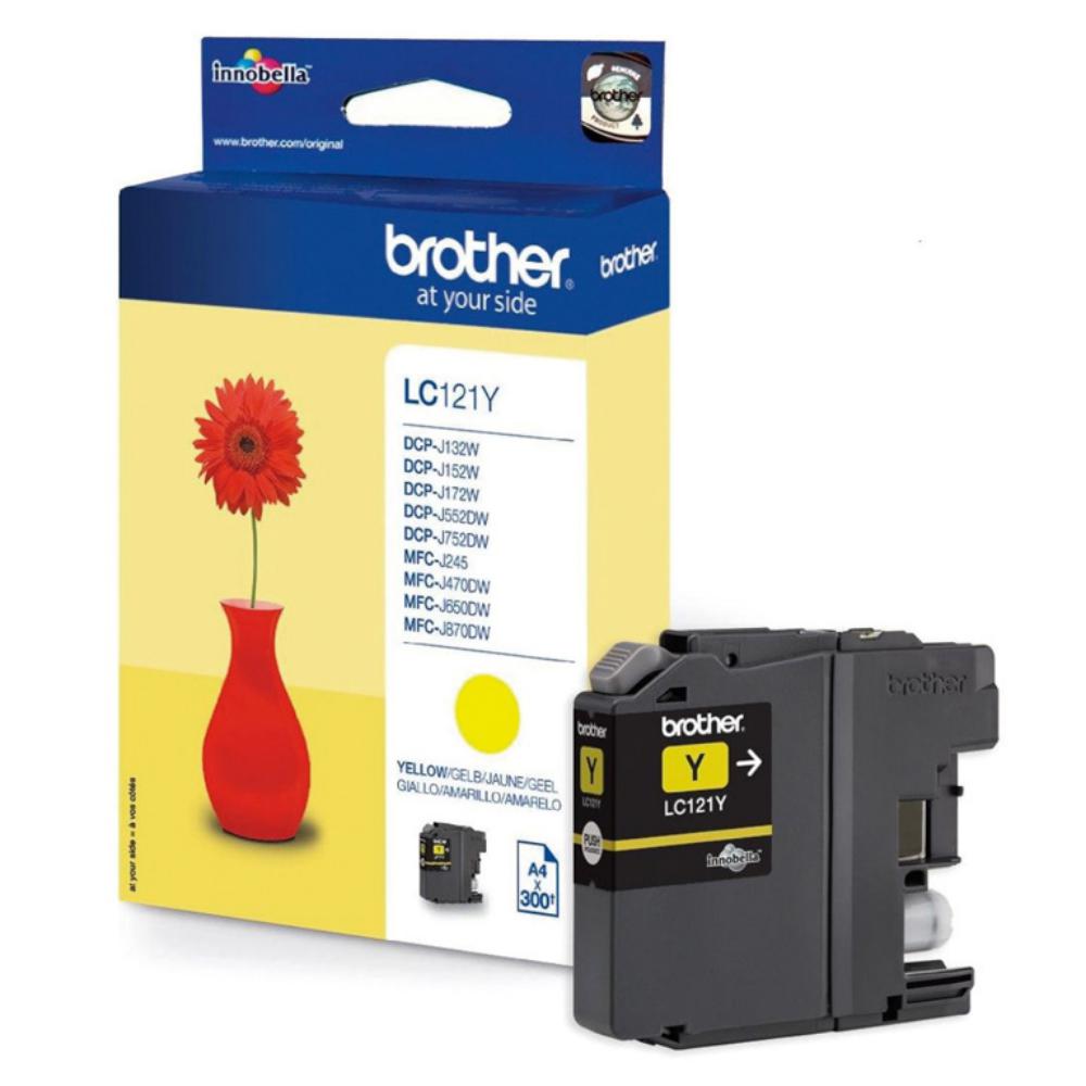 BROTHER CARTUCHO TINTA  AMARILLO DCP-J552DW MFC-J470DW,  300 PAG.