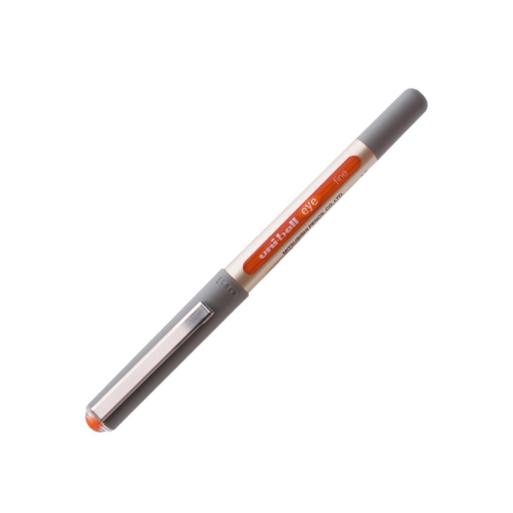 BOLÍGRAFO UNI-BALL EYE FINE UB-157 NARANJA · TINTA LÍQUIDA PIGMENTADA · PUNTA 0,7 MM · TRAZO 0,5 MM · PACK 12 UDS