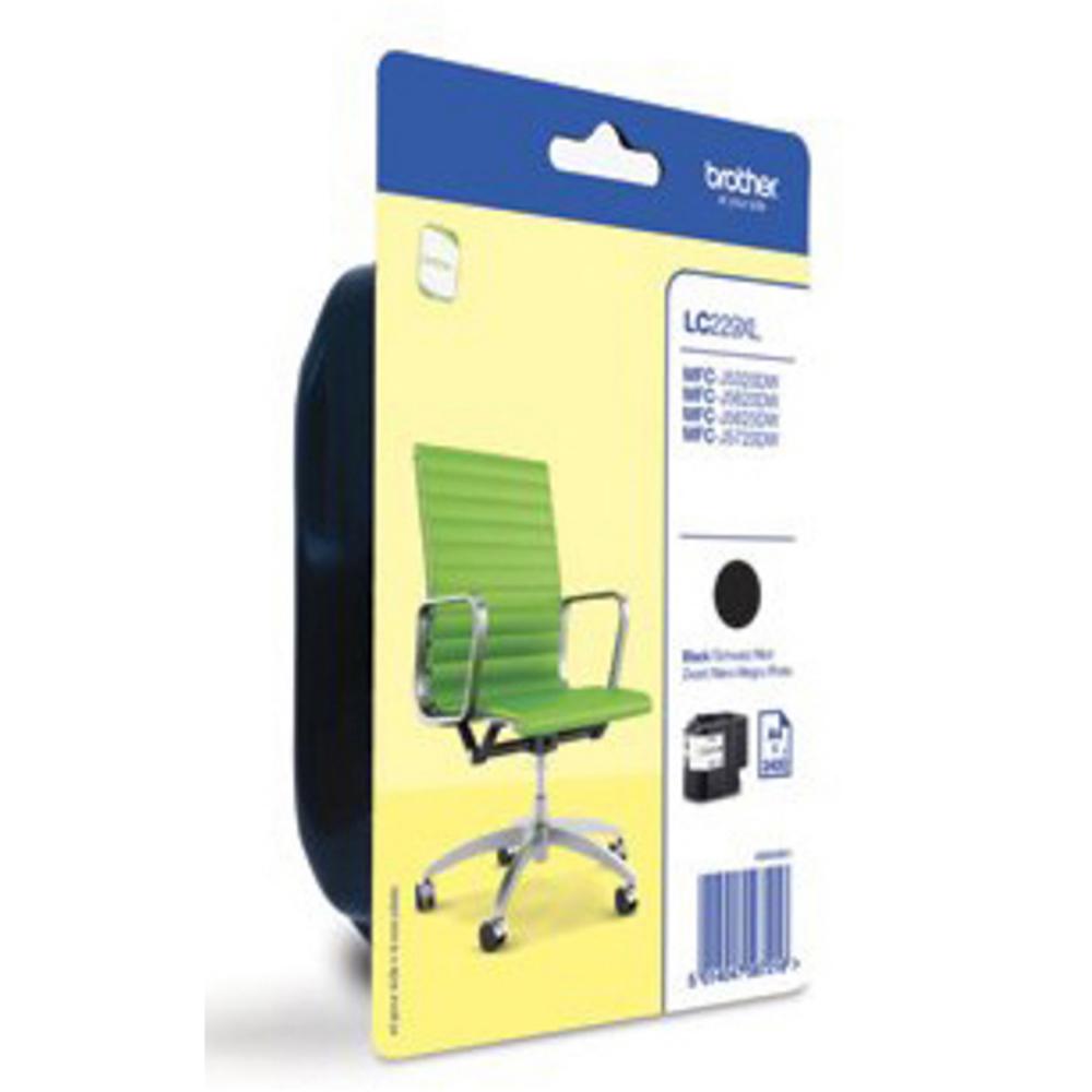CARTUCHO DE TINTA BROTHER LC229XLBK NEGRO · EXTRA ALTA CAPACIDAD