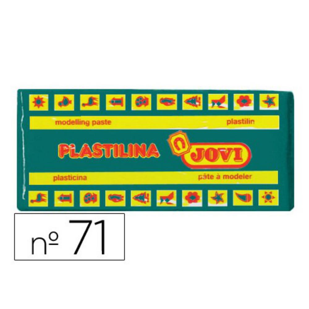 PLASTILINA JOVI MEDIANA 71 VERDE OSCURO 150 G