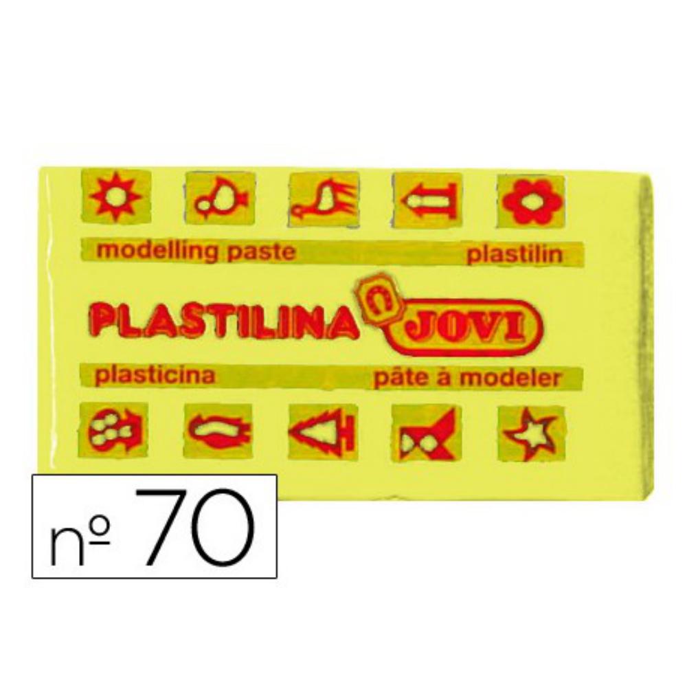 PLASTILINA JOVI PEQUEÑA 70 AMARILLO CLARO 50 G