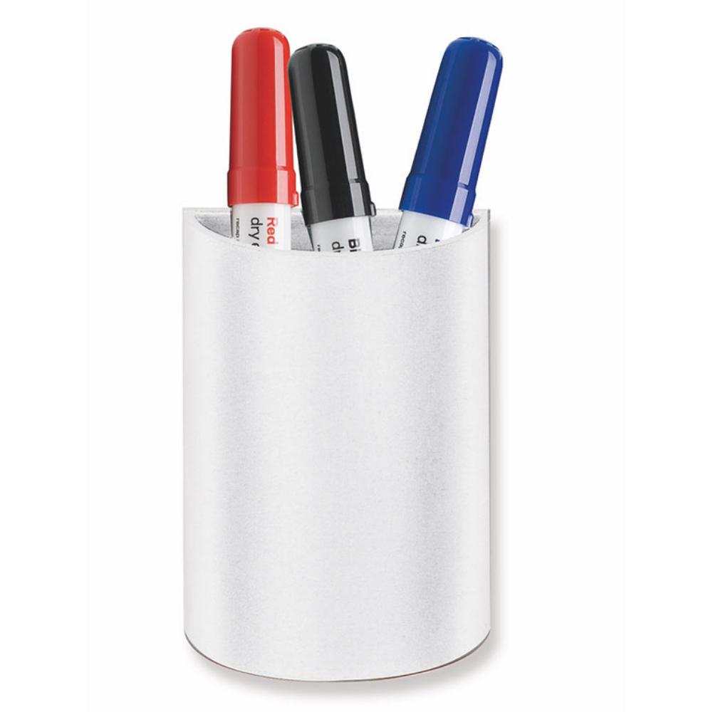 SOPORTE MAGNÉTICO PARA ROTULADORES Y BORRADOR – BLANCO BI-OFFICE