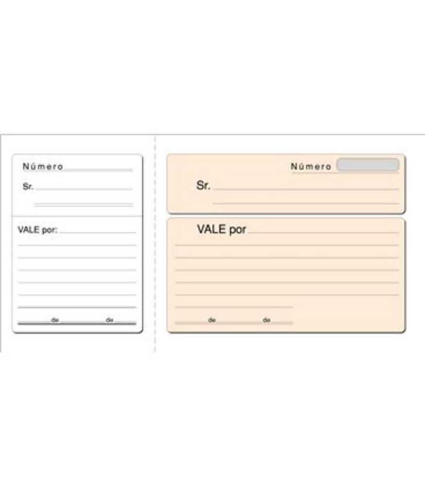 TALONARIO VALES MK 3 DEL Fº