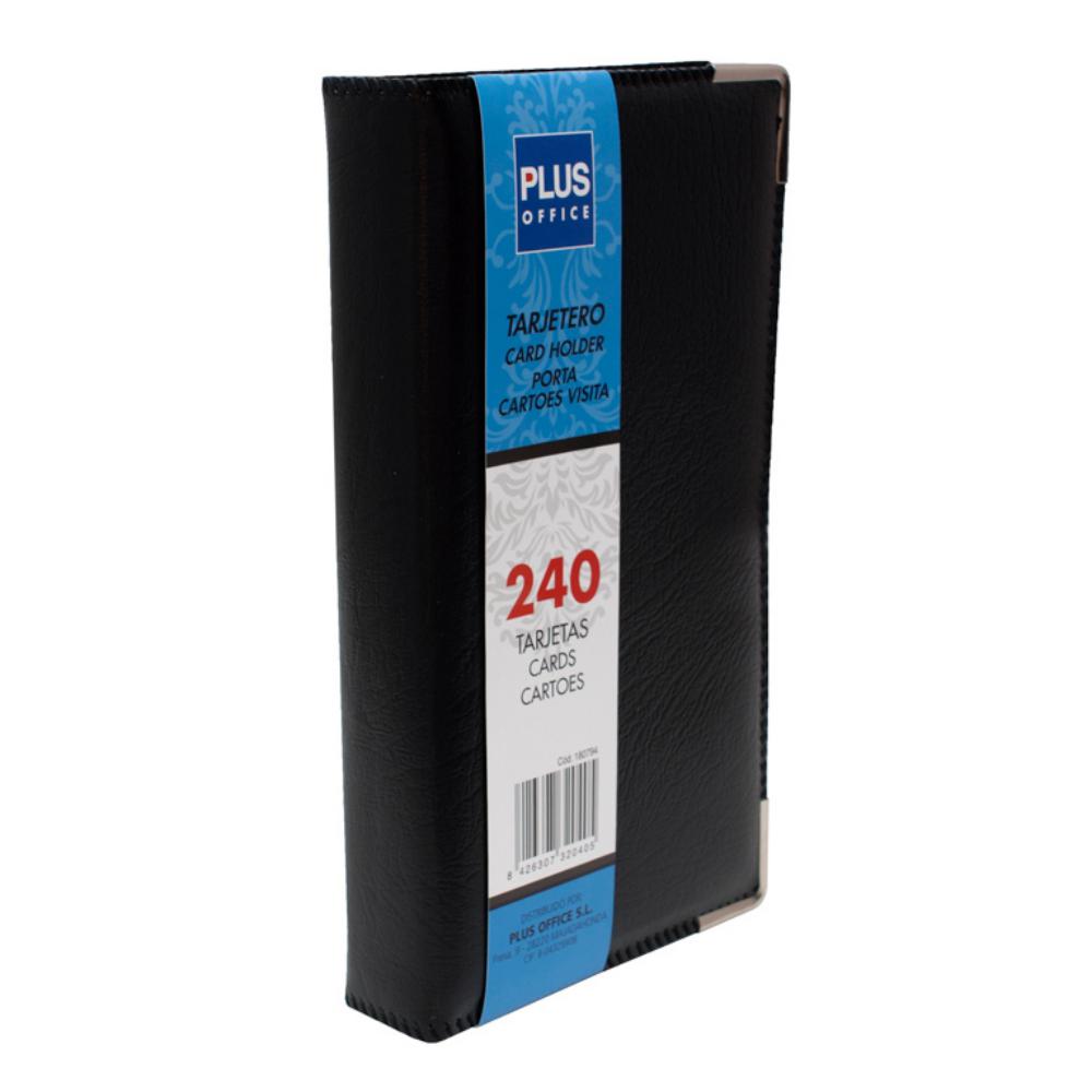 TARJETERO PLUS PP T.RIGIDA NEG
