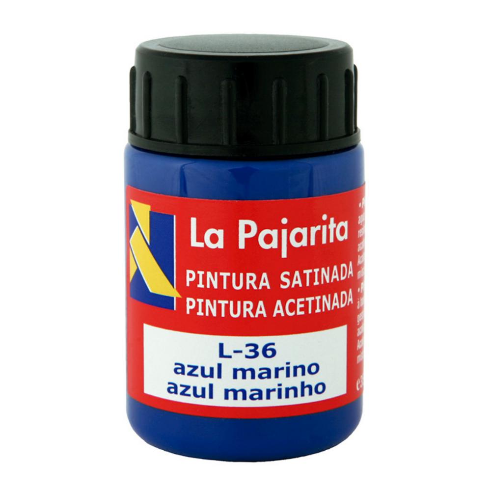 PINTURA SATINADA AZUL MAR 35ML L-36 LA PAJARITA