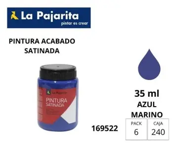 PINTURA SATINADA AZUL MAR 35ML L-36 LA PAJARITA