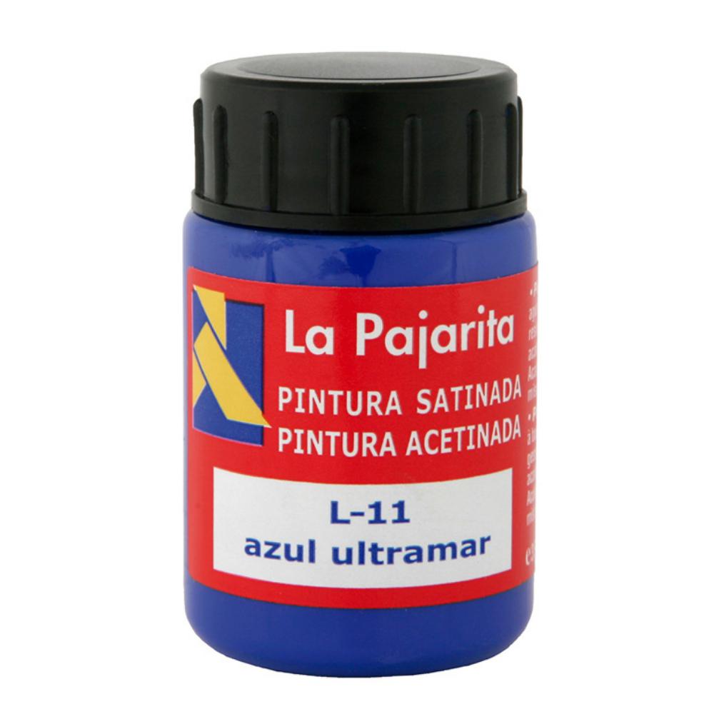 PINTURA SATINADA AZUL ULTRAMAR 35ML L-11 LA PAJARITA