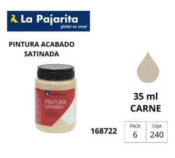 PINTURA SATINADA CARNE 35ML L-28 LA PAJARITA