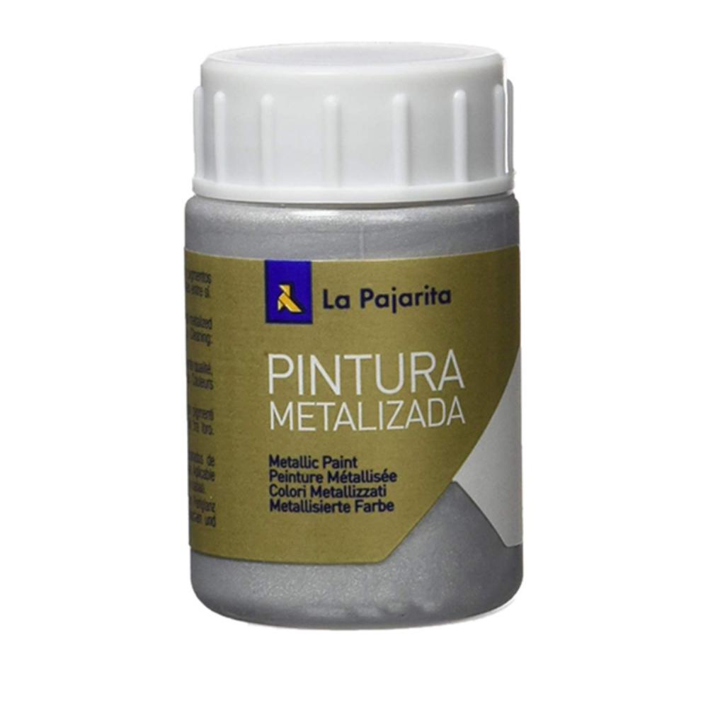 PINTURA SATINADA PLATA 35ML ME-01 LA PAJARITA
