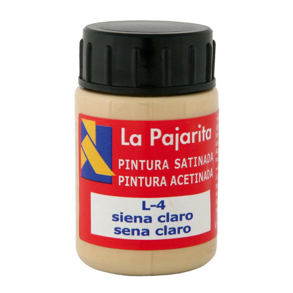 PINTURA SATINADA SIENA CLARO 35ML L-04 LA PAJARITA