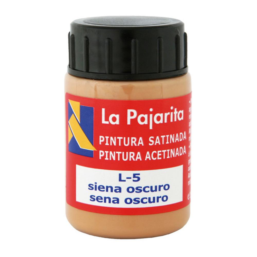 PINTURA SATINADA SIENA OSCURO 35ML L-05 LA PAJARITA