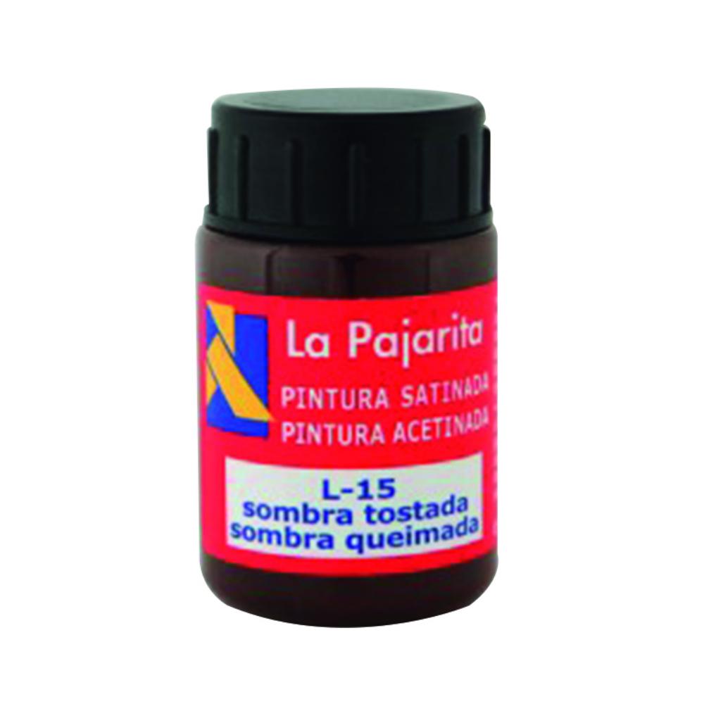 PINTURA SATINADA SOMBRA TOSTADA 35ML L-15 LA PAJARITA