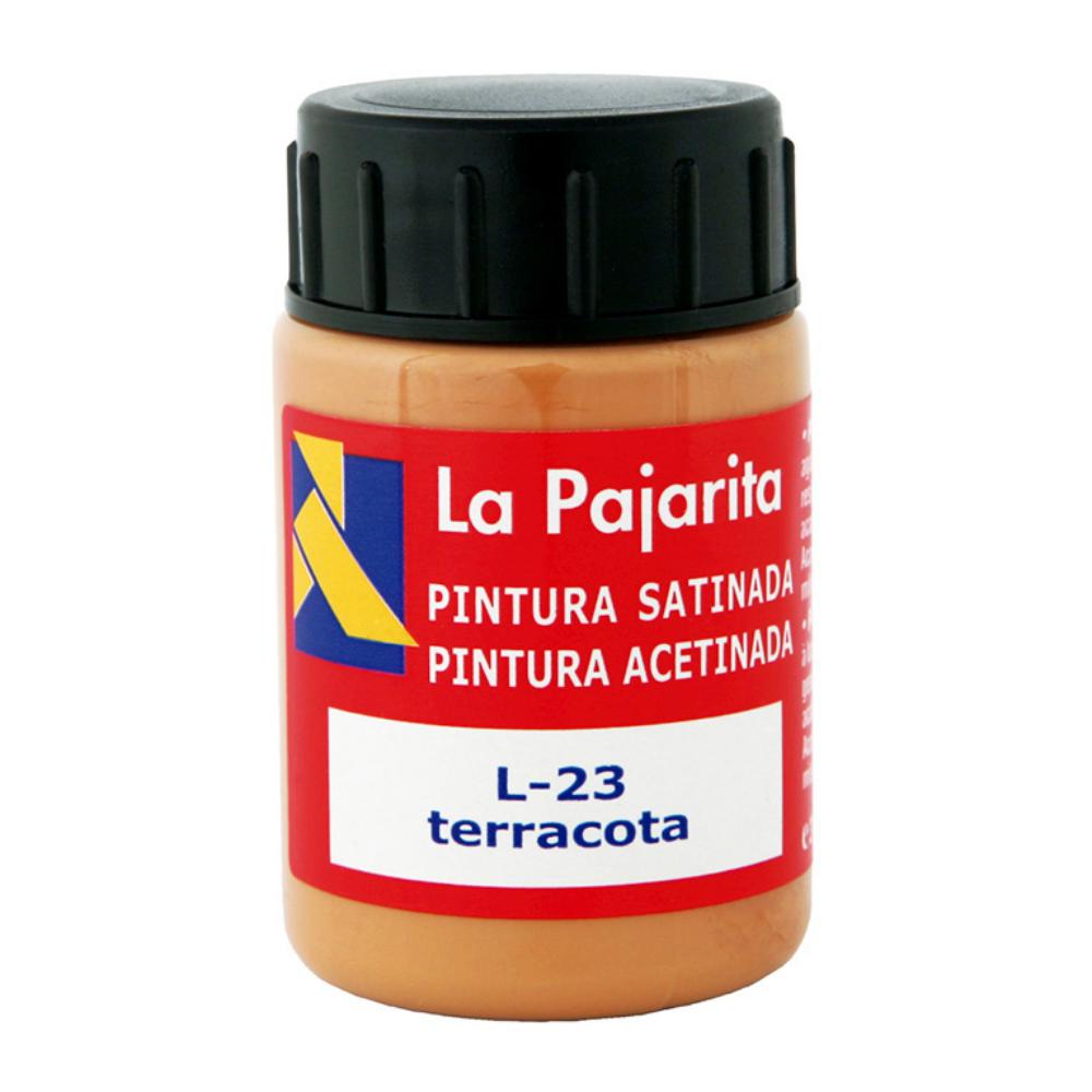 PINTURA SATINADA TERRACOTA 35ML L-23 LA PAJARITA