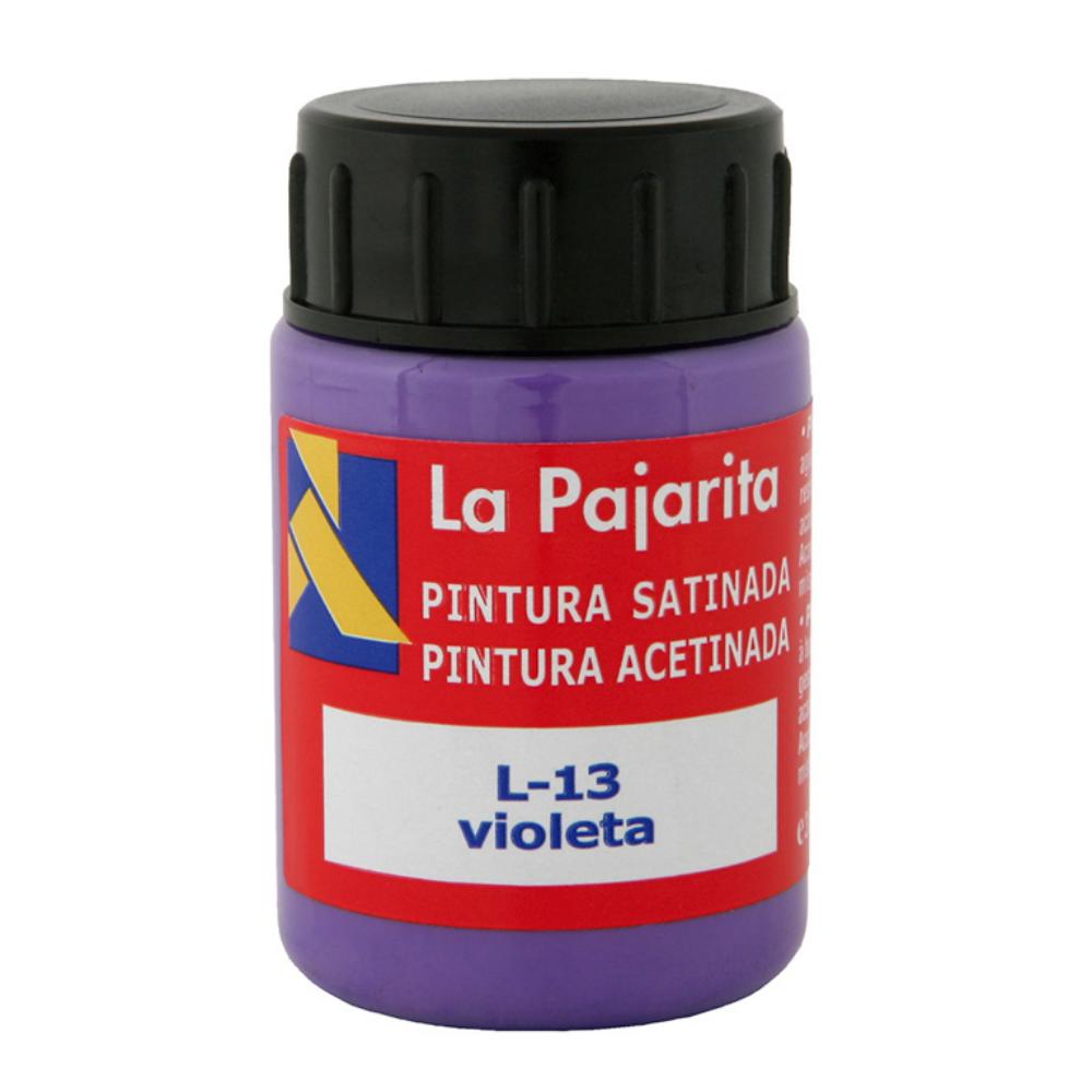 PINTURA SATINADA VIOLETA 35ML L-13 LA PAJARITA