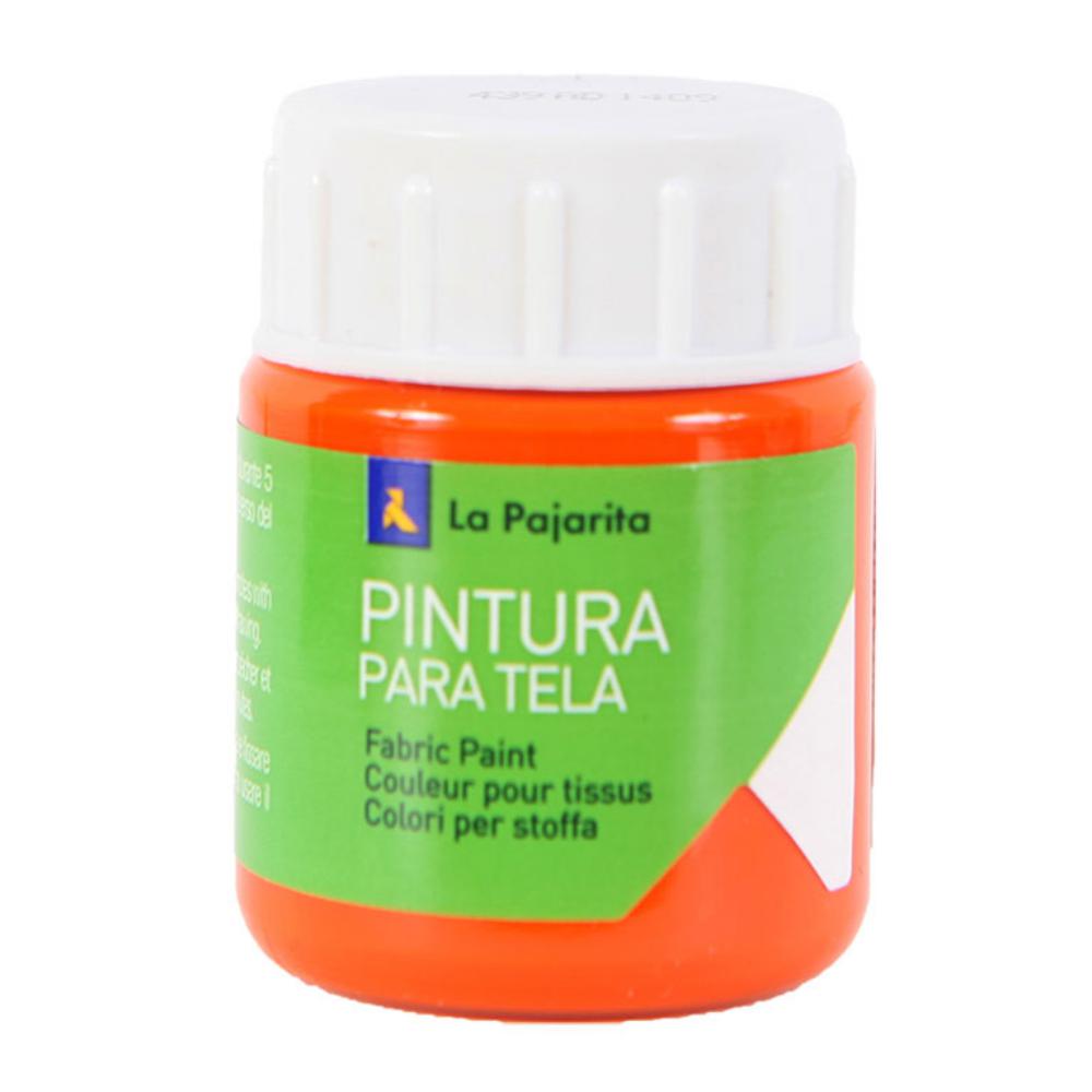 PINTURA PARA TELA T-14 NARANJA 25ML LA PAJARITA