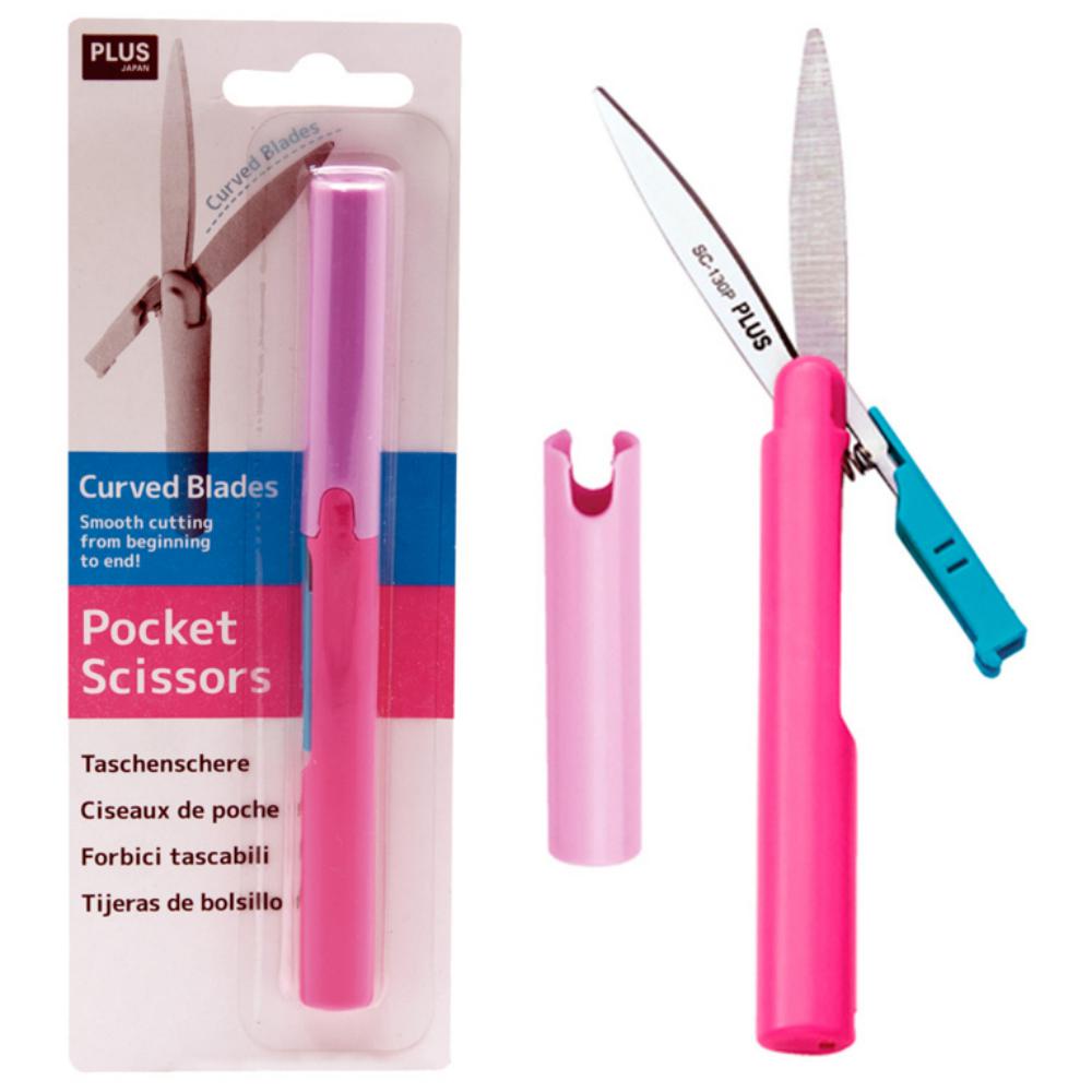 TIJERA PLUS JAPAN BOLSILLO ROSA