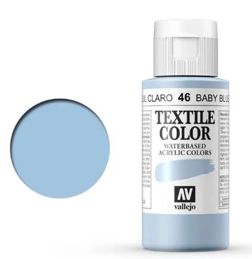 PINTURA TEXTIL VALLEJO 46 AZUL CLARO 60 ML