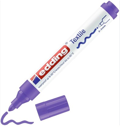 ROTULADOR EDDING 4500 VIOLETA PARA TELA