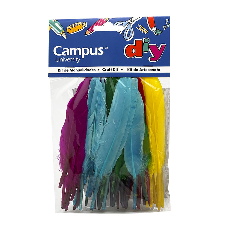 SET MANUALIDADES CAMPUS PLUMAS