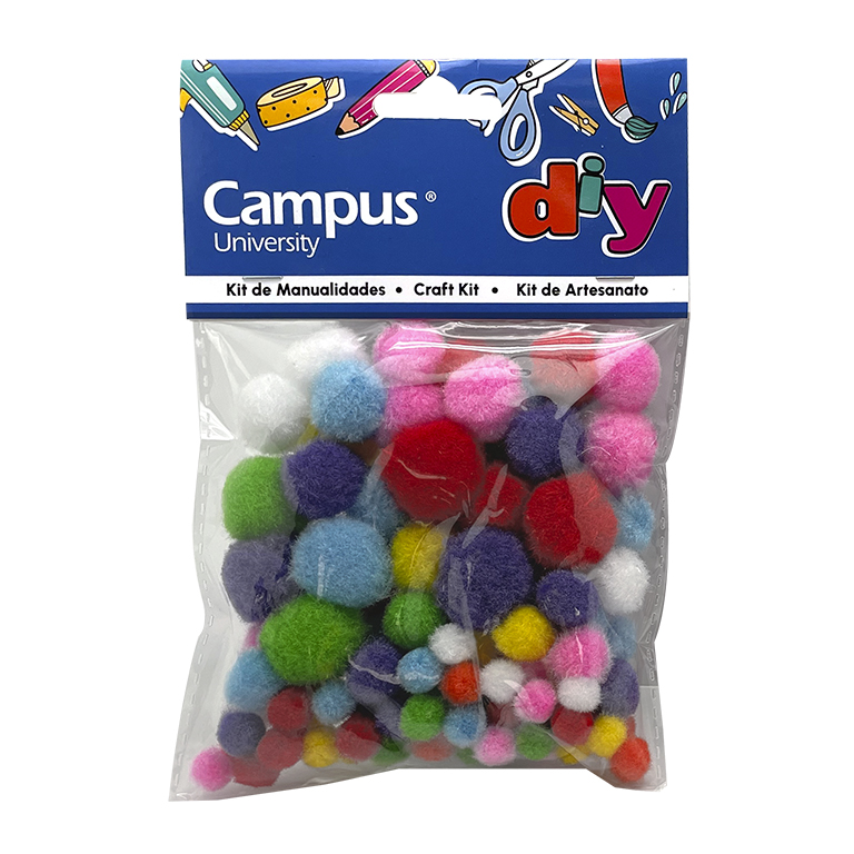 SET MANUALIDADES CAMPUS POMPON