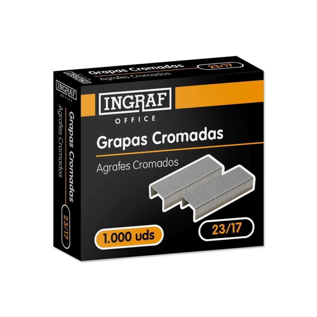 GRAPAS INGRAF OFFICE GRUESOS 23/17 – CAJA 1000 UDS
