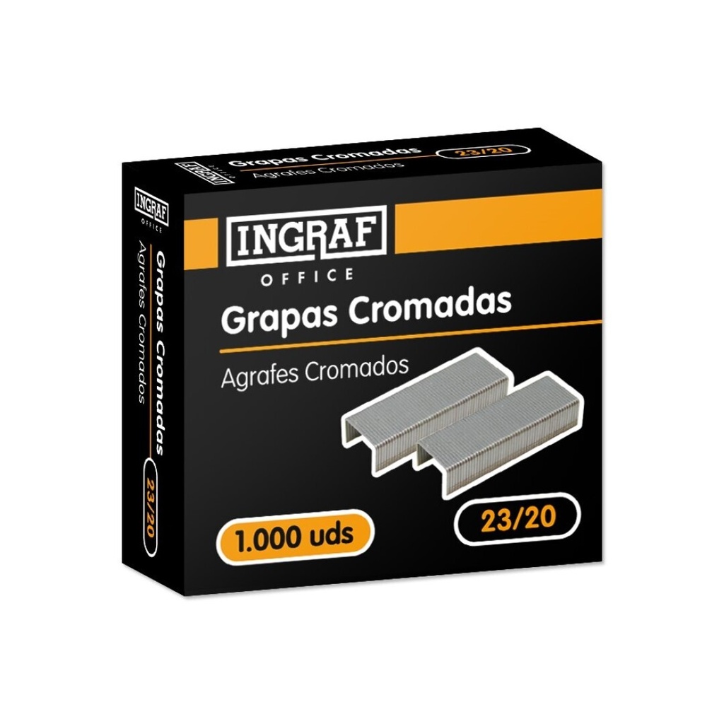 GRAPAS INGRAF OFFICE GRUESOS 23/20 – CAJA 1000 UDS