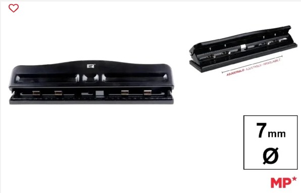 TALADRADORA 4 TALADROS AJUSTABLES – METÁLICA NEGRA