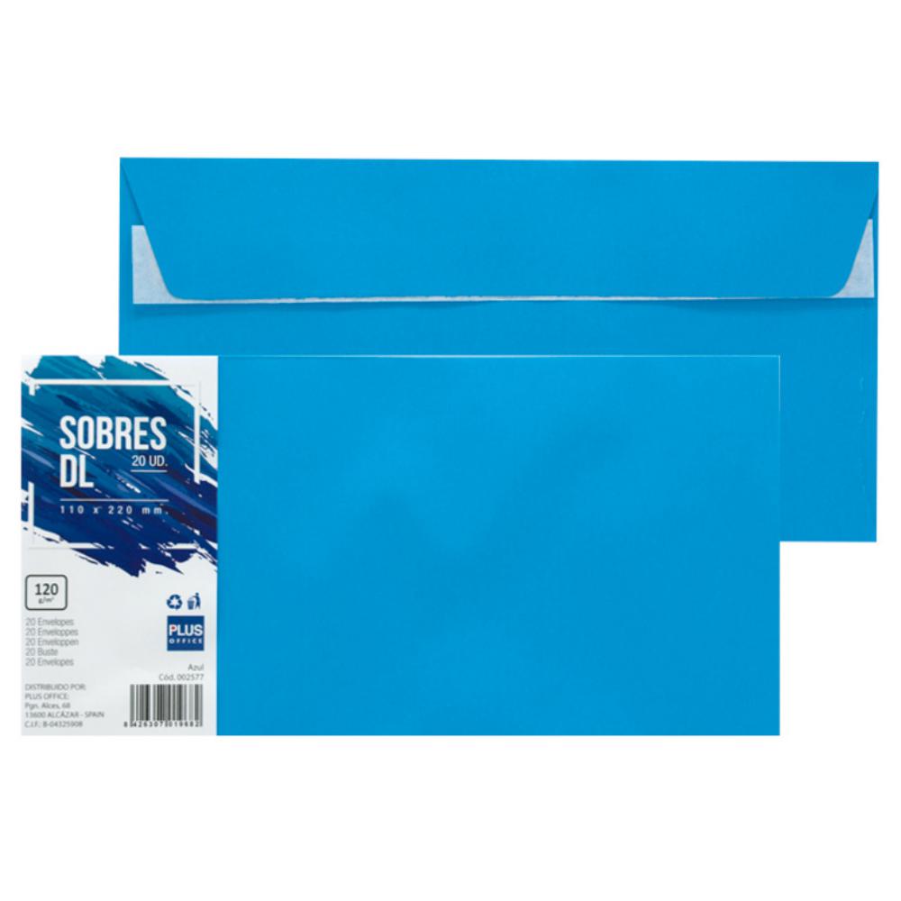 SOBRE PLUS 110x220 AZUL