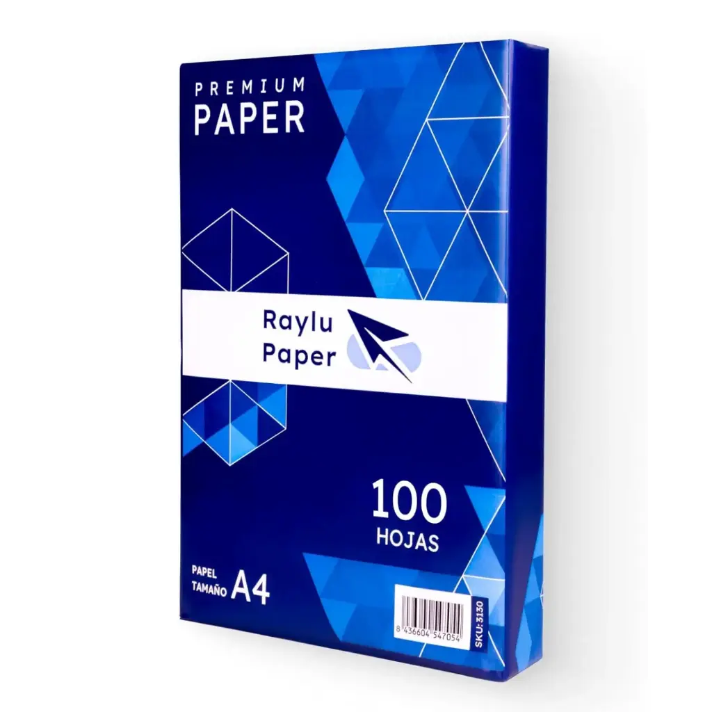 PAPEL RAYLU PAPER A4 PREMIUM 80GR 100 HOJAS