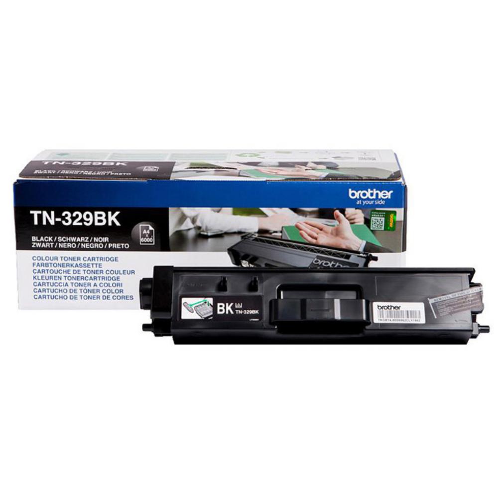 TÓNER NEGRO ORIGINAL BROTHER – SÚPER ALTA CAPACIDAD TN329BK
