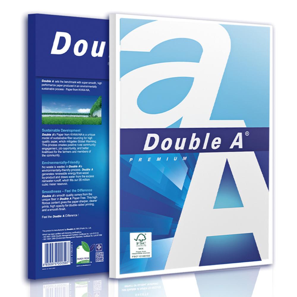 PAPEL DOUBLE A A4 80GR 100H BLANCO