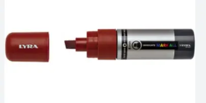 ROTULADOR ACRÍLICO LYRA MARCADOR 8MM MARRON