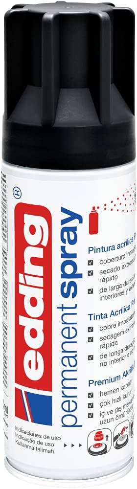 SPRAY EDDING 5200 – PINTURA ACRÍLICA NEGRO