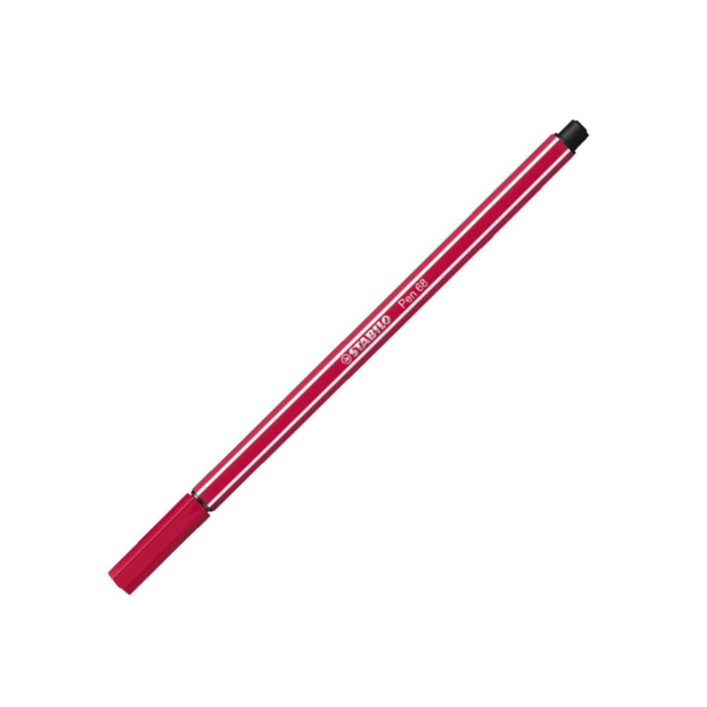 STABILO PEN 68 ROJO OSCURO