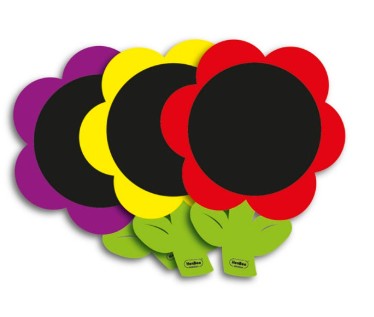 PIZARRA GIGANTE FLOR SET 3 UNIDADES