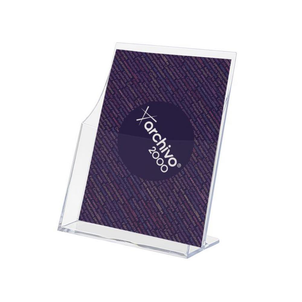 PORTAFOLLETOS SOBREMESA PREMIUM ARCHIVO 2000 DIN A5 VERTICAL – POLIESTIRENO TRANSPARENTE