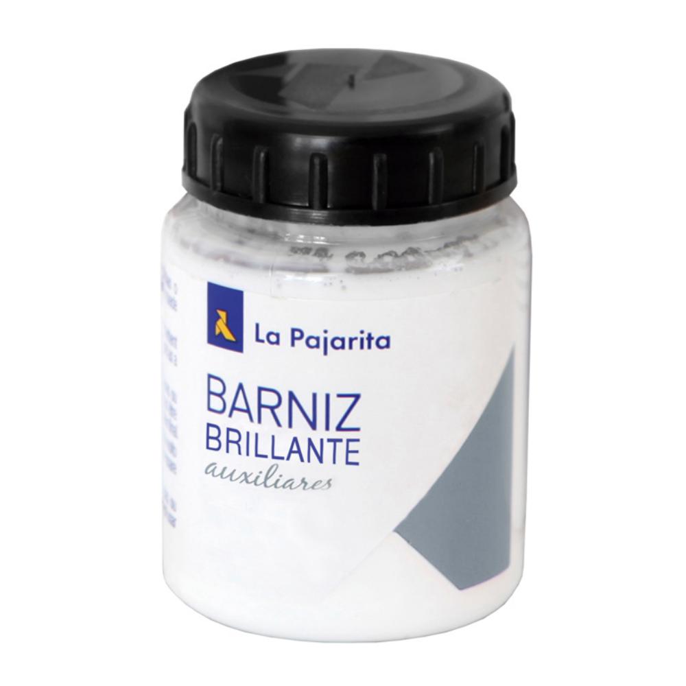 BARNIZ BRILLANTE LA PAJARITA 35ML (ACRÍLICO AL AGUA, ACABADO ALTO BRILLO)