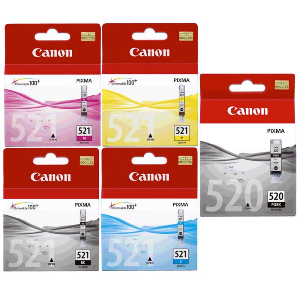 CARTUCHO CANON 520/521CY/AM/MG PACK4*
